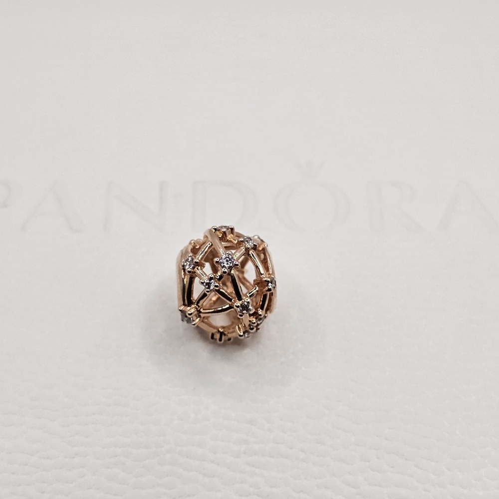 🎁Authentic Pandora ROSE OPENWORK CHARM - Picture 5 of 5